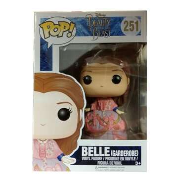 Funko POP! Belle Garderobe (Pink, Multicolor) Belle Figurine