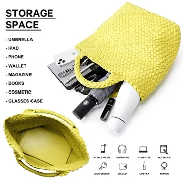 Stylish Woven Vegan Leather Tote for Every Occasion