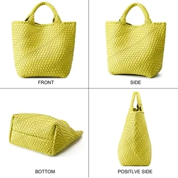 Stylish Woven Vegan Leather Tote for Every Occasion