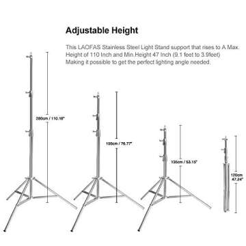 Aputure 300D II Led Video Light with 3.9-9.1 Feet Light Stand V-Mount 55000lux@0.5M 5500k Sidus Link App Control 8 Built-in Lighting Effects 2.4G 100m Wireless Remote Control USB Firmware Upgrade