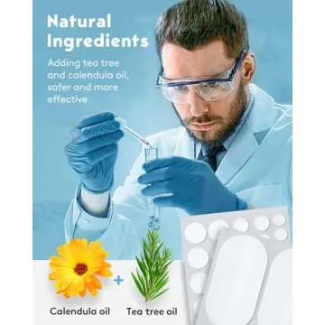 LitBear Large Acne Pimple Patches, 5 Sizes 80 Patches for Large Breakouts, Acne Patches for Face, Chin or Body, Acne Spot Patch with Tea Tree & Calendula Oil, Hydrocolloid Bandages for Acne Skin