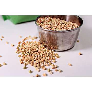 Organic Grains Organic Hulled Buckwheat Groats - 3 Lbs. (48 Oz.) - The Top Organic Buckwheat Ingredi...