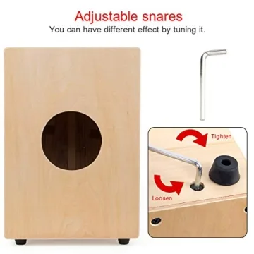 Quality AKLOT Cajon Drum Box for Musicians of All Levels