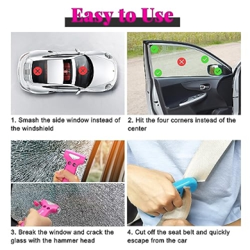 SINSEN Car Safety Hammer: Essential Emergency Tool for All Drivers