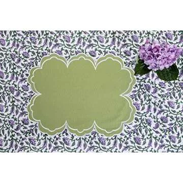 Villa Positano Organic Cotton Washable Placemats Set