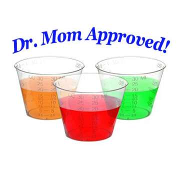 Oakridge One Ounce Plastic Medicine Cups (Pack of 100)