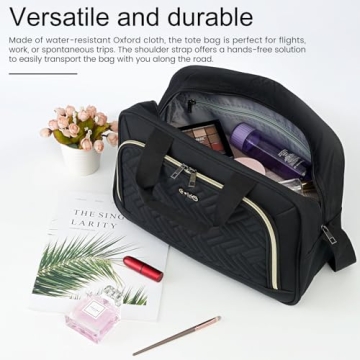 Coolife Luggage Carry On and Tote Bag Set for Travelers