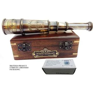 Nautical Spyglass Telescope for Captivating Vision