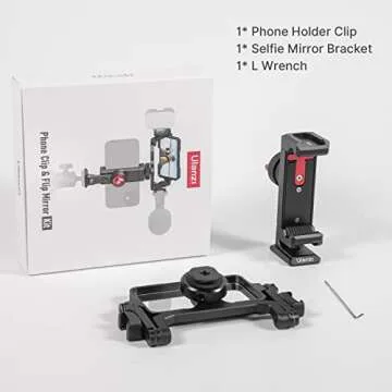 UURig 2 Pcs Selfie Mirror for Camera and Smartphone