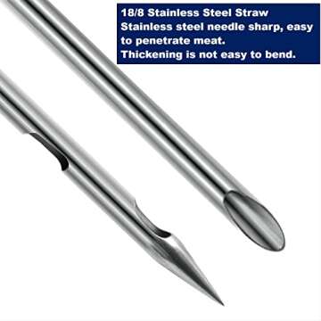 IFFMYJB Turkey Baster Set - Quality Meat Injector & Tools