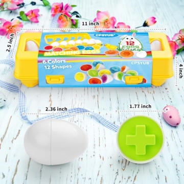 CPSYUB Matching Eggs Educational Toy for Toddlers