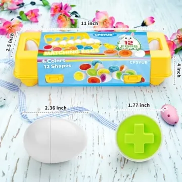 CPSYUB Matching Eggs Educational Toy for Toddlers