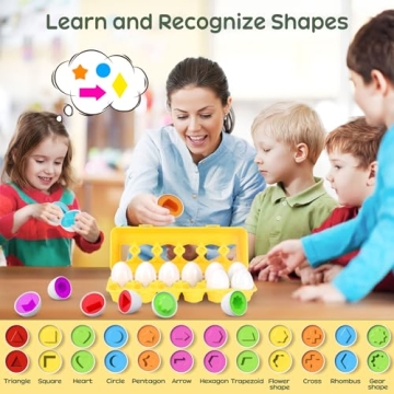 CPSYUB Matching Eggs Educational Toy for Toddlers