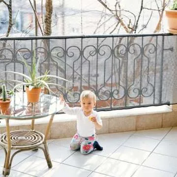 Hosuly Banister Guard for Baby and Pet Safety Net