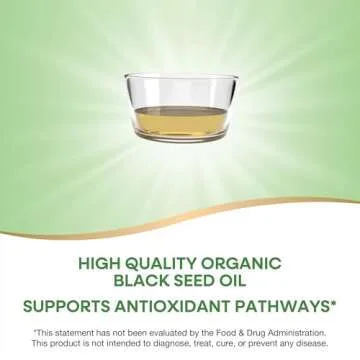 Nature's Way Organic Black Seed Oil, 8 fl oz Quality Supplement