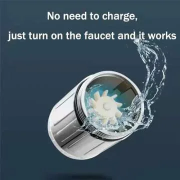 3-Color Temperature Sensitive Gradient LED Water Faucet Light Water Stream Color Changing Faucet Tap Sink Faucet for Kitchen and Bathroom