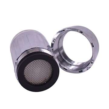 3-Color Temperature Sensitive Gradient LED Water Faucet Light Water Stream Color Changing Faucet Tap Sink Faucet for Kitchen and Bathroom