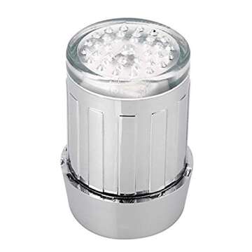 3-Color Temperature Sensitive Gradient LED Water Faucet Light Water Stream Color Changing Faucet Tap Sink Faucet for Kitchen and Bathroom