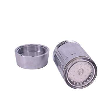 3-Color Temperature Sensitive Gradient LED Water Faucet Light Water Stream Color Changing Faucet Tap Sink Faucet for Kitchen and Bathroom