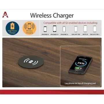 Ameriwood Home Serenity Computer Desk, White