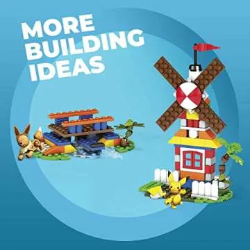 Mega Pokémon Building Toy Set - 450 Pieces with Characters