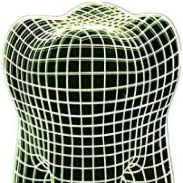 Tooth Shape 3D Illusion LED Lamp - Unique Design