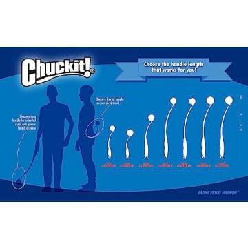 Chuckit! Pro 26XL Dog Ball Launcher, 26" Length, XL (3.5" Ball) For Dogs Over 100 Pounds