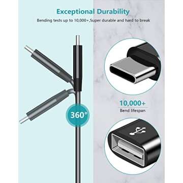 USB C OTG Adapter with PD Charging for iPhone & Galaxy