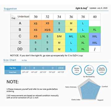 light & leaf Sports Bra for Women Longline Yoga Bra Crop Medium Impact Long Workout Running Gym