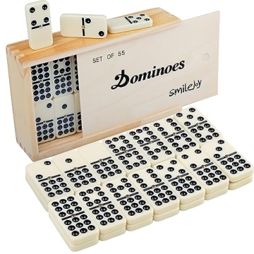 Quality Smilejoy Dominoes Set for Fun Family Game Nights