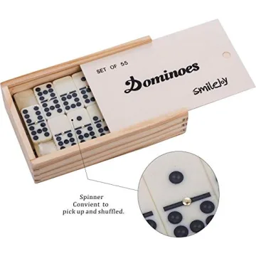 Quality Smilejoy Dominoes Set for Fun Family Game Nights