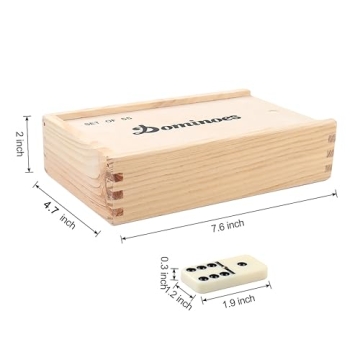 Quality Smilejoy Dominoes Set for Fun Family Game Nights