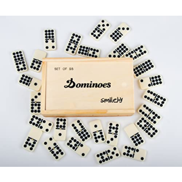 Quality Smilejoy Dominoes Set for Fun Family Game Nights
