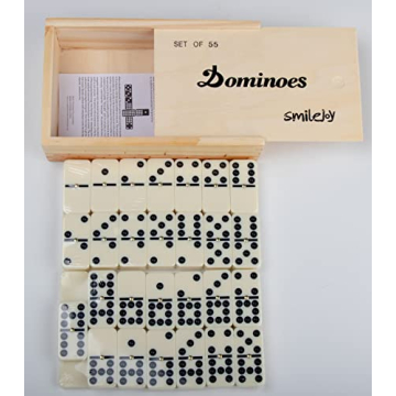 Quality Smilejoy Dominoes Set for Fun Family Game Nights