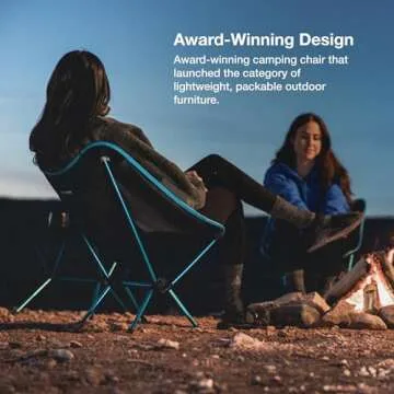 Helinox Chair One Original Lightweight, Compact, Collapsible Camping Chair, Rainbow Bandana