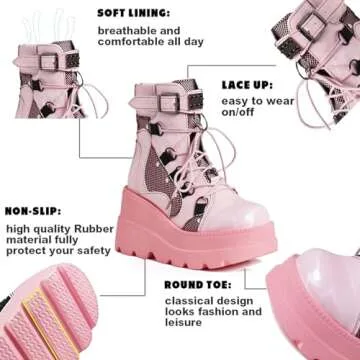 Stylish Tscoyuki Platform Ankle Boots for Women