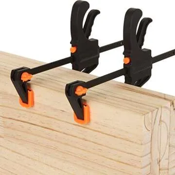 12 Pack 4 Inch Bar Clamps for Quick Woodworking Projects