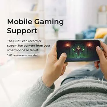 AVerMedia Live Gamer Mini, 1080p60 Capture Card with HDMI Pass-Thru, Plug & Play, for OBS, Xbox Series X/S, PS5, Switch, Win 11/macOS 12 (GC311)