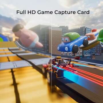 AVerMedia Live Gamer Mini, 1080p60 Capture Card with HDMI Pass-Thru, Plug & Play, for OBS, Xbox Series X/S, PS5, Switch, Win 11/macOS 12 (GC311)