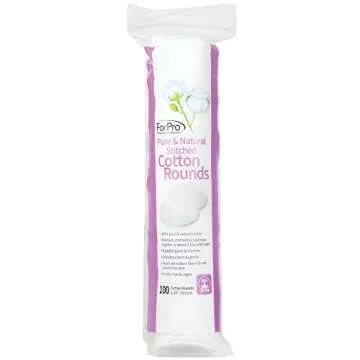 Pure & Natural 400-Count Cotton Rounds for Skincare
