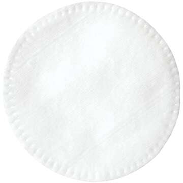 ForPro Pure & Natural Stitched Cotton Rounds for Face (400-Count), 100% Pure Cotton Makeup Remover Pads, Hypoallergenic, Lint-Free, Vegan & Cruelty-Free, Pack of 4-100 Cotton Pads
