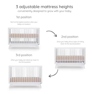 dadada Baby Soho Crib - Convertible, GREENGUARD Certified