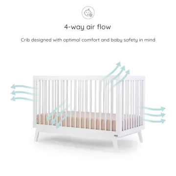 dadada Baby Soho Crib - Convertible, GREENGUARD Certified
