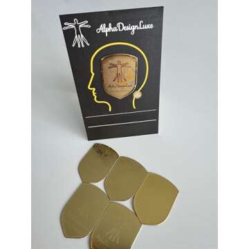 AlphaDesignLuxe 24K Gold Protection Sticker - Health Shield for Smartphones