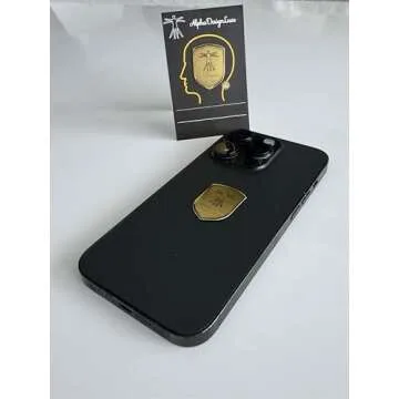 AlphaDesignLuxe 24K Gold Protection Sticker for Mobile Devices