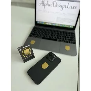 AlphaDesignLuxe 24K Gold Protection Sticker for Mobile Devices