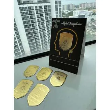 AlphaDesignLuxe 24K Gold Protection Sticker for Mobile Devices