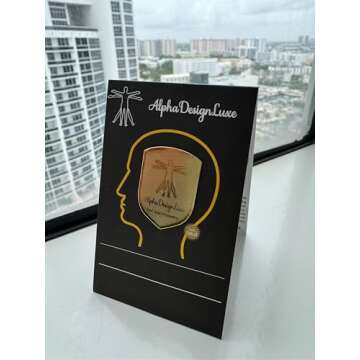 AlphaDesignLuxe 24K Gold Protection Sticker for Mobile Devices