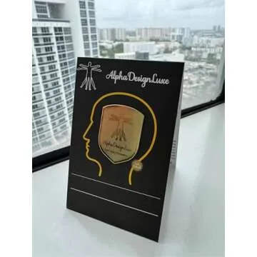 AlphaDesignLuxe 24K Gold Protection Sticker for Mobile Devices