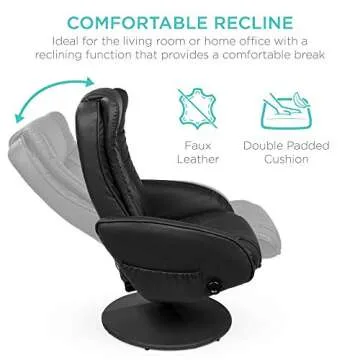 Comfortable Electric Massage Recliner Chair with Ottoman
